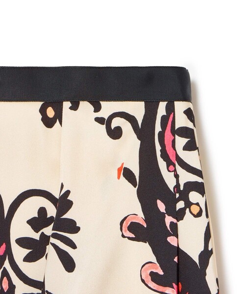 ANAYI（アナイ） スカート アラベスクプリントタック スカート