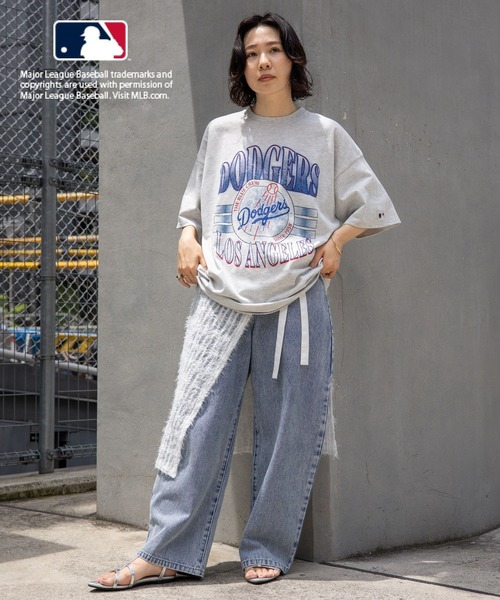 LEPSIM tシャツ MLB プリントBIGTシャツ 127579 レディース