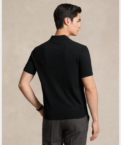 POLO RALPH LAUREN セーター ニット コットン ポロカラー メンズ