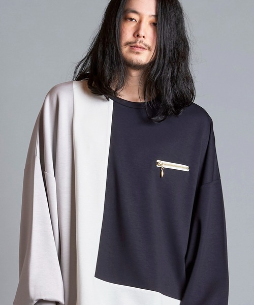 2813　こちらは専用です NO ID. tシャツ チェンジングZIP C/N-PO(プルオーバー) メンズ