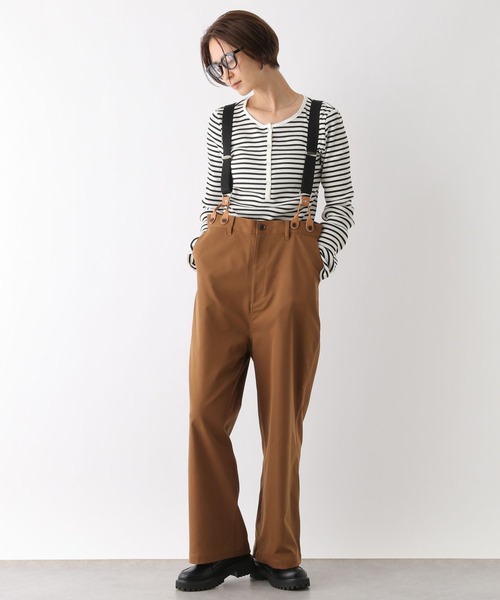 LEPSIM パンツ サス付きツイルパンツ 133623 レディース