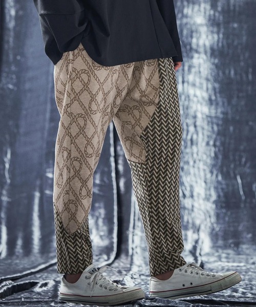 DRESS/22SS/BARBER WASHABLE PANTS/チェック柄スラックスパンツ/S/黒