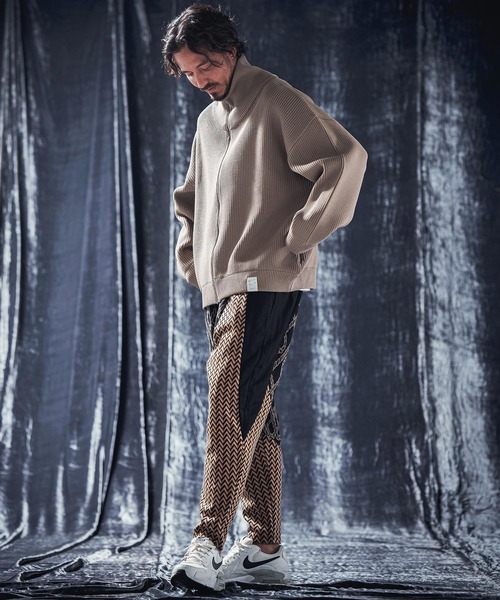 ANGENEHM（アンゲネーム） パンツ mp12740-Patterned switching pants