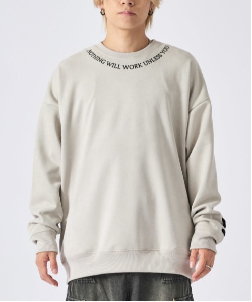 RE730 トレーナー スウェット 「RE730」ファイクスウェード / レース