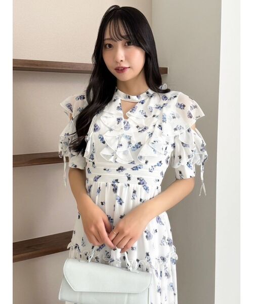 【タグ付き】 dazzlin リボンワンピース dazzlin ワンピース ギャザーリボンワンピース : ZOZOTOWN Yahoo