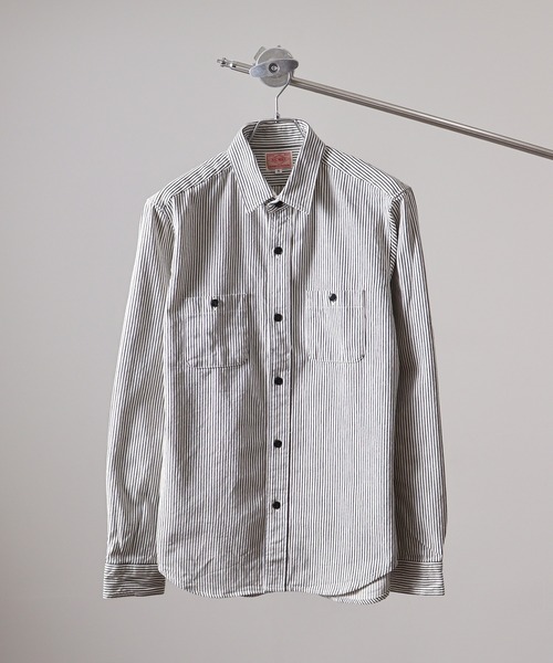 上品スタイル BIG MIKE SHIRTS STRIPE HICKORY / ヒッコリーストライプ シャツ トップス