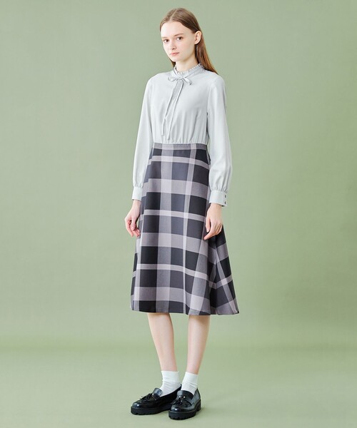 【美品】 完売品　BLUE LABEL ワンピース 極美品 ブルーレーベル クレストブリッジ ハイゲージポンチ