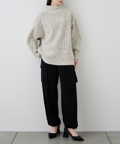 ニット セーター chiaro ケーブルニット レディース B.I.D. ニット セーター ケーブルニット レディース : ZOZOTOWN
