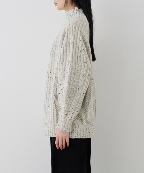 ニット セーター chiaro ケーブルニット レディース B.I.D. ニット セーター ケーブルニット レディース : ZOZOTOWN
