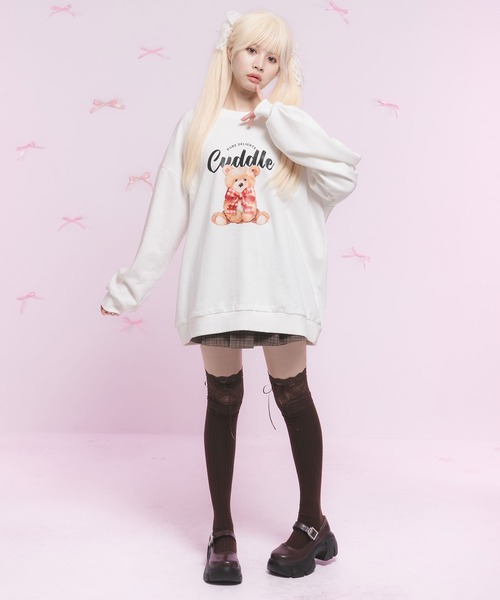 DearMyLoveRose（ディアマイラブローズ） 靴下 レースリブニー