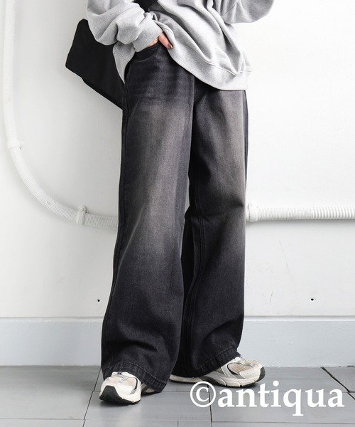 BLACX BOX Test a concept デニムパンツ アンティカ antiqua ワイド 