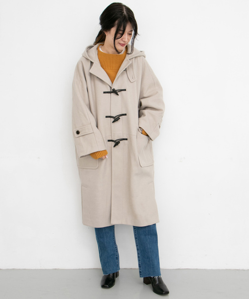 KBF（ケービーエフ） ダッフルコート ONE ブラウン レディース