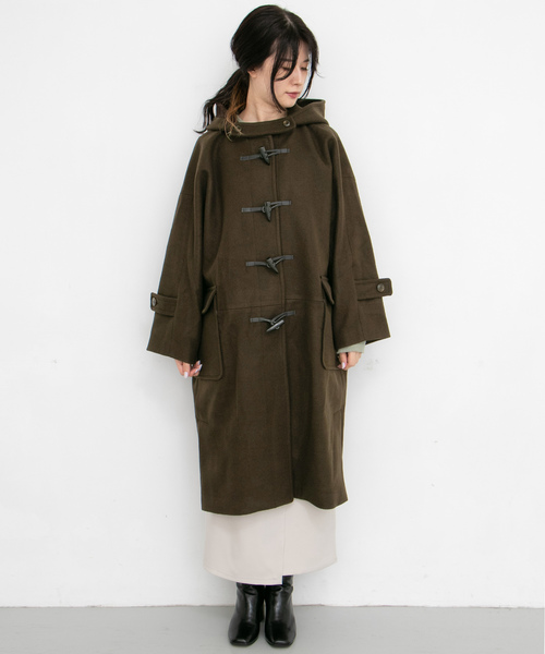 KBF（ケービーエフ） ダッフルコート ONE ブラウン レディース