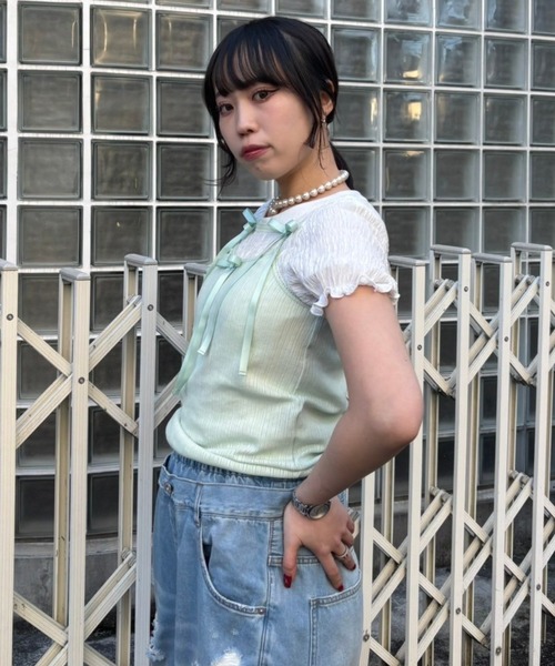 axes femme ビッグリボン キャミソール フェアリーコア ウィッシュコア