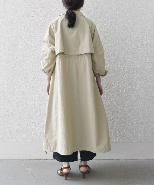 SHIPS any コート アウター any:「洗濯機可能」スタンドカラー