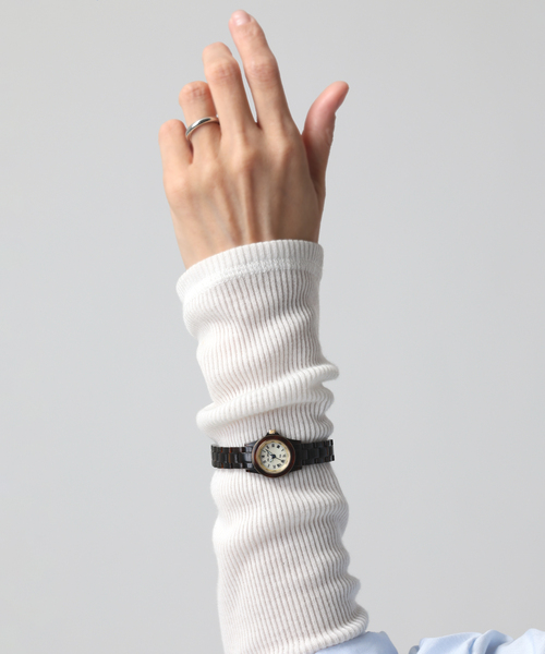 HIROB 腕時計 Mini Aneth / Brown レディース : ZOZOTOWN Yahoo