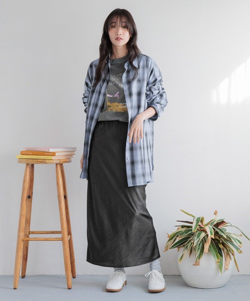 LOWRYS FARM（ローリーズファーム） ブラウス シャツ オンブレチェック