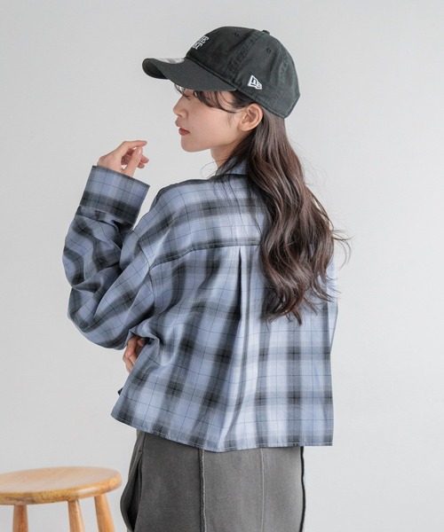 LOWRYS FARM（ローリーズファーム） ブラウス シャツ オンブレチェック