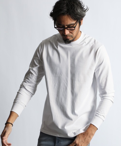 【未使用】シリコンバイオ加工 シルキータッチ シールドネックロンTEE Sサイズ The DUFFER of ST.GEORGE tシャツ SHIELD NECK L/SL TEE
