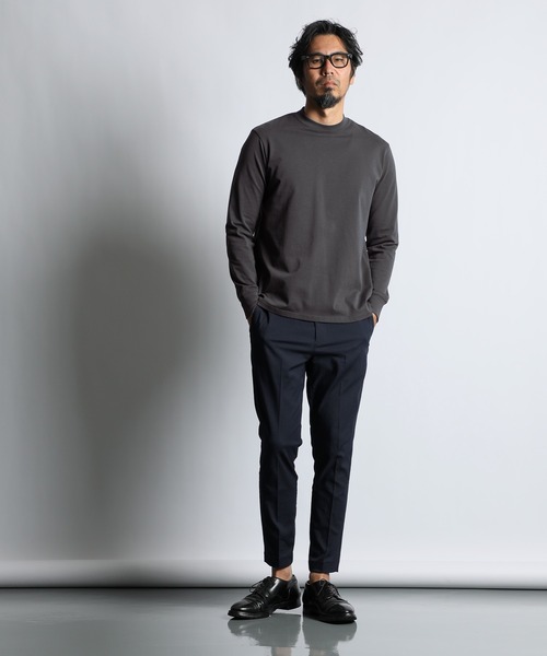 【未使用】シリコンバイオ加工 シルキータッチ シールドネックロンTEE Sサイズ The DUFFER of ST.GEORGE tシャツ SHIELD NECK L/SL TEE