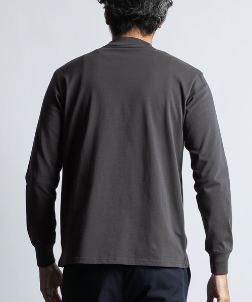 The DUFFER of ST.GEORGE tシャツ SHIELD NECK L/SL TEE