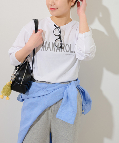 JOURNAL STANDARD relume tシャツ コットンミックスロゴロング