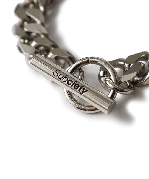 Subciety ブレスレット Bold chain bracelet メンズ レディース