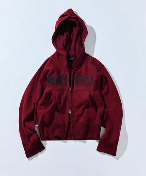 NAUTICA/ノーティカ アップリケロゴフルジップパーカー レディース FREAK'S STORE（フリークスストア） パーカー NAUTICA/ノーティカ