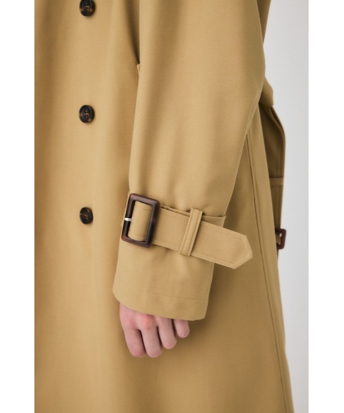 MOUSSY LOOSE TRENCH コート ベージュ MOUSSY トレンチコート コート LOOSE TRENCH レディース