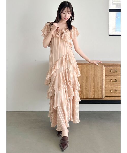 最終値下げ‼️ dazzlin ダズリン　バリエフルイドワンピース　Sサイズ セール】バリエフルイドワンピース（ワンピース）｜dazzlin