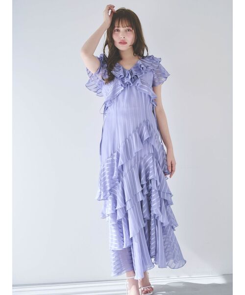 dazzlin ワンピース バリエフルイドワンピース : ZOZOTOWN Yahoo