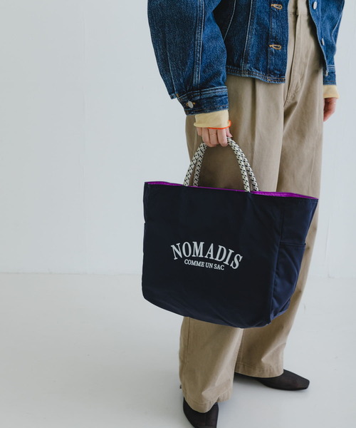新品未使用　完売カラー　NOMADIS SAC2 WIDEネイビー トートバッグ 25AW】NOMADIS ノマディス SAC2 WIDE サック2 ワイド