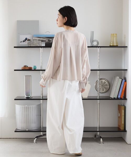 ブラウス シャツ 「WOMEN」シアーショート ブラウス レディース BAB ブラウス シャツ シアーショートシャツブラウス レディース
