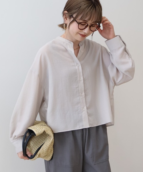 ブラウス シャツ 「WOMEN」シアーショート ブラウス レディース BAB ブラウス シャツ シアーショートシャツブラウス レディース