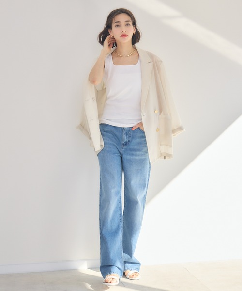 タンクトップ ノースリーブ 「KATHARINE ROSS」「Made in Japan」ファッションアドバイザー監修！サラリストスクエアタンクトップ KATHARINE ROSS タンクトップ ノースリーブ 「KATHARINE ROSS