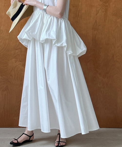 SUWDEE ワンピース peplum balloon sleeveless one piece : ZOZOTOWN