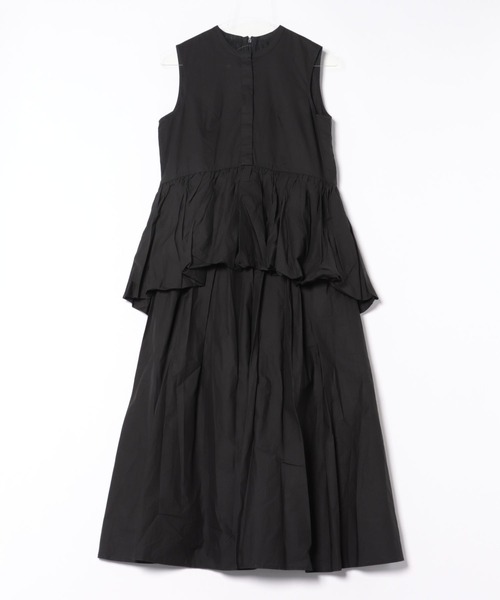 SUWDEE ワンピース peplum balloon sleeveless one piece : ZOZOTOWN