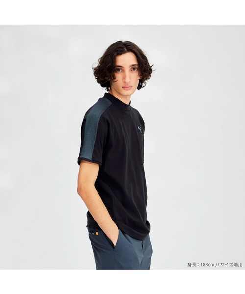 PUMA tシャツ プーマ メンズ ゴルフ PF テック ライン 3D モック