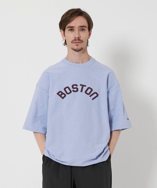 Champion tシャツ 「別注」 「Champion」 9.4oz フロッキー