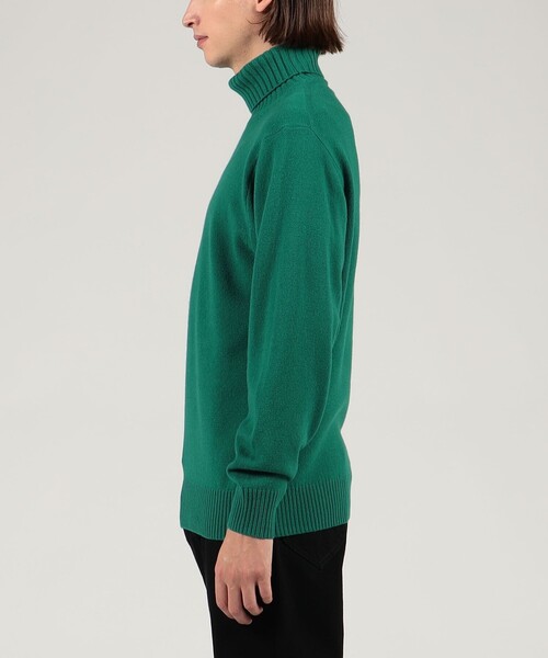 「TOMORROWLAND」 タートルネックニット S オレンジ メンズ_画像4