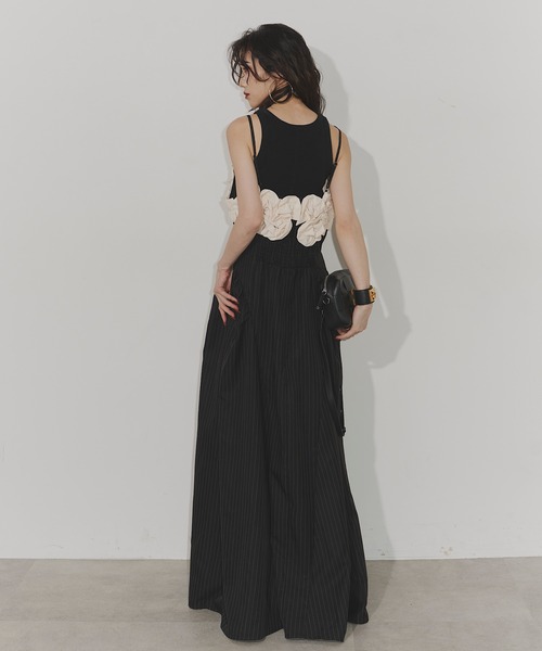 Chris TROIS. ワンピース Flower gather dress : ZOZOTOWN Yahoo