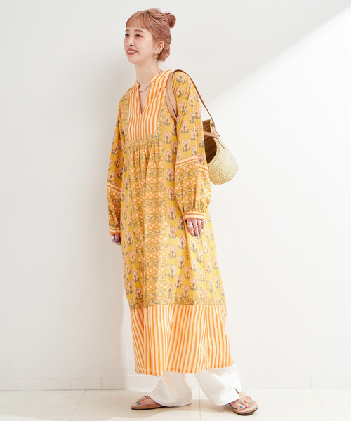 B.C STOCK かごバッグ カゴバッグ AFRICAN SQUARE/アフリカン