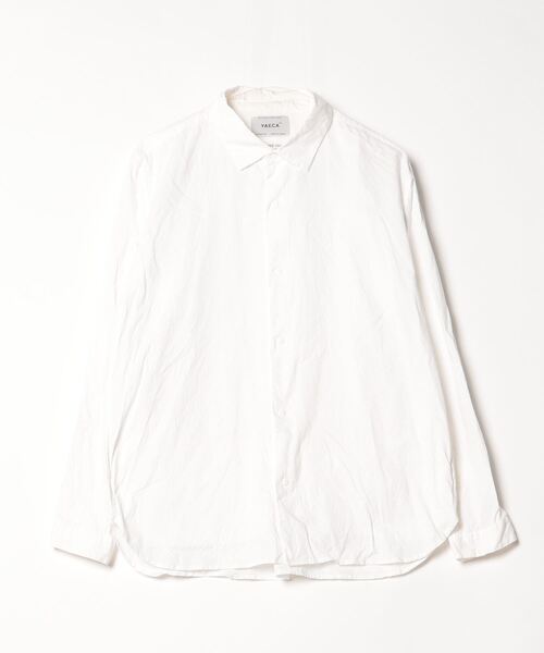 YAECA 「YAECA」 長袖シャツ L ホワイト レディース : ZOZOTOWN