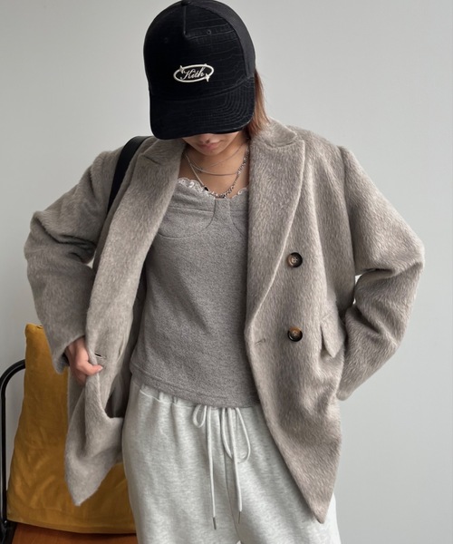 SHAGGIE（シャギー） テーラードジャケット FREE ベージュ レディース