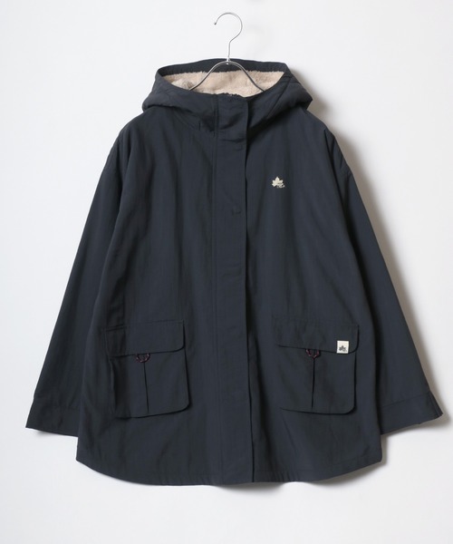 「LOGOS」 ナイロンブルゾン L ベージュ レディース_画像7