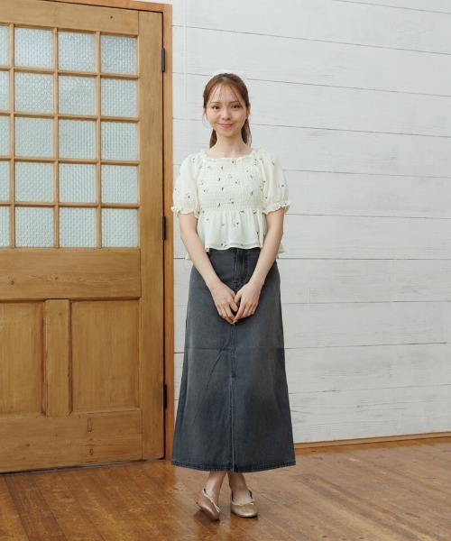 ブラウス シャツ ペチュニアブラウス レディース flower（ファッション） ブラウス シャツ ペチュニアブラウス