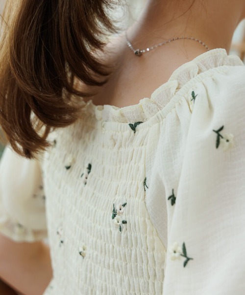 新品　flower　ペチュニアブラウス セール】ペチュニアブラウス（シャツ/ブラウス）｜flower
