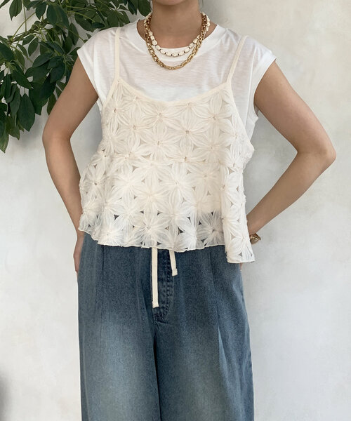 tシャツ 「接触冷感」リヨセル混フレンチプルオーバー レディース DouDou tシャツ 「接触冷感」リヨセル混フレンチプルオーバー