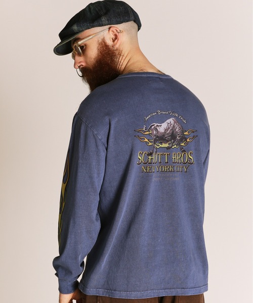 Schott N.Y.C（ショット） ヘンリーネック tシャツ Schott/ショット