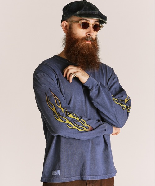 Schott N.Y.C（ショット） tシャツ Schott/ショット/FIRE PTTERN